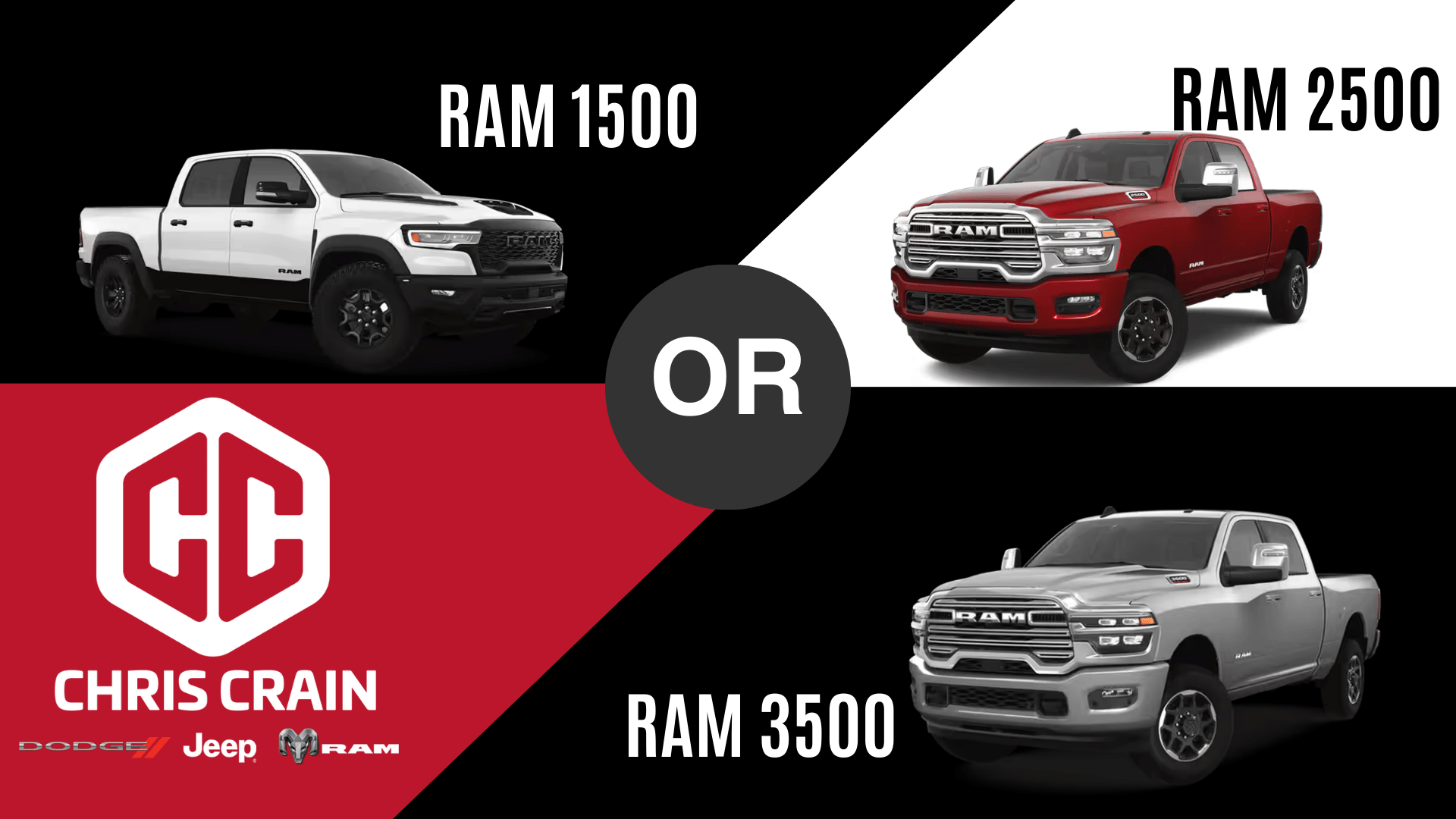 2025 Ram 1500, 2025 Ram 2500, or 2025 Ram 3500 at Chris Crain Chrylser Dodge Jeep Ram in Benton AR