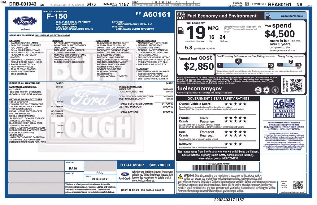 2024 Ford F-150 XLT