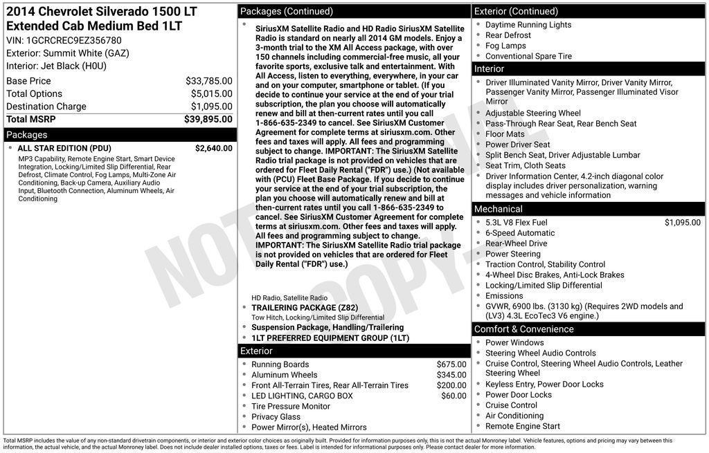 2014 Chevrolet Silverado 1500 LT LT1