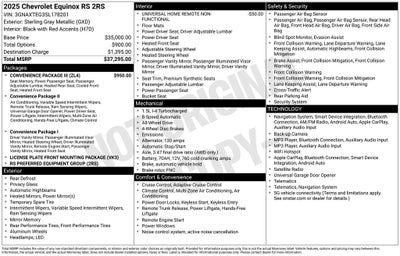 2025 Chevrolet Equinox RS