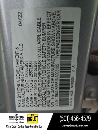 2022 Acura TLX A-SPEC Package