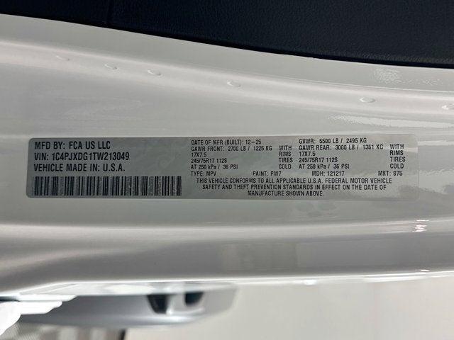 2026 Jeep Wrangler WRANGLER 4-DOOR SPORT S