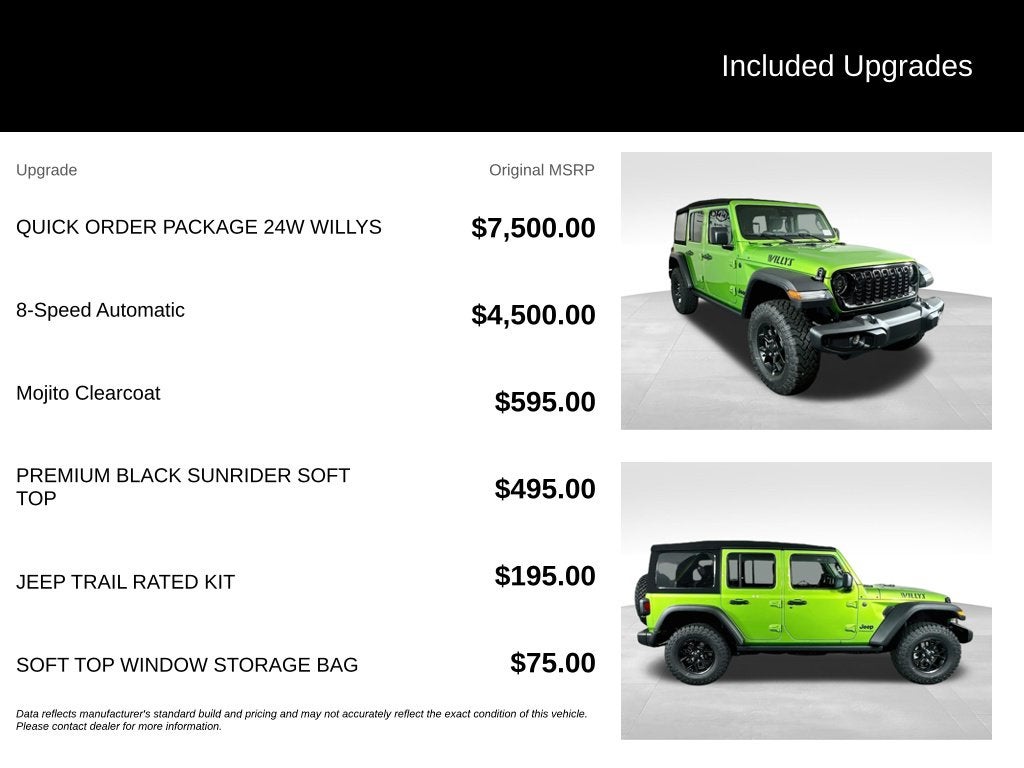 2025 Jeep Wrangler 4-Door Willys 4x4