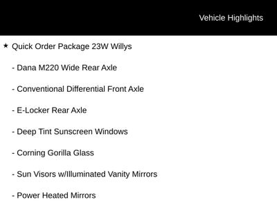 2025 Jeep Wrangler 4-Door Willys 4x4
