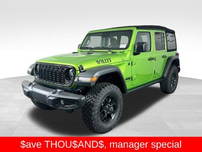 2025 Jeep Wrangler 4-Door Willys 4x4