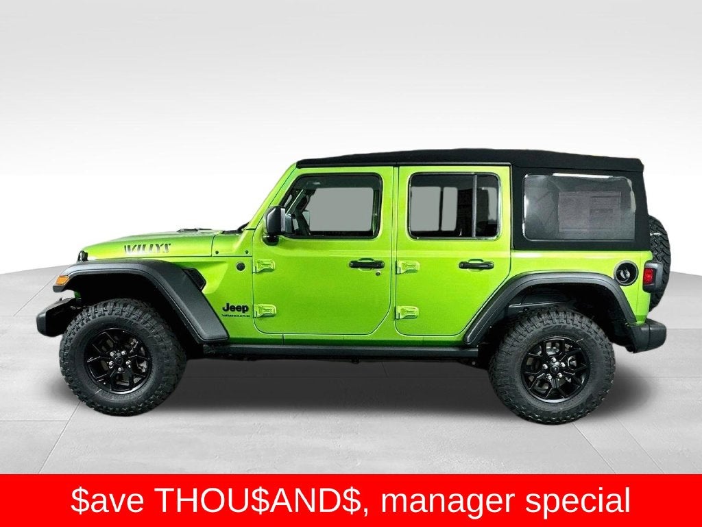 2025 Jeep Wrangler 4-Door Willys 4x4