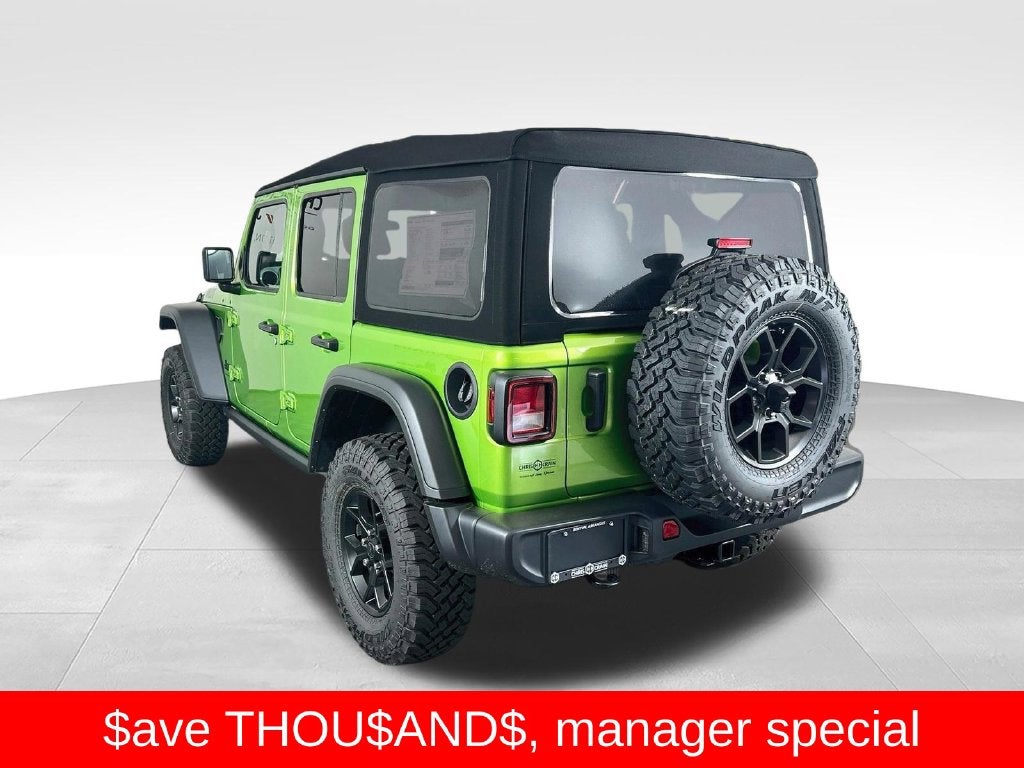 2025 Jeep Wrangler 4-Door Willys 4x4