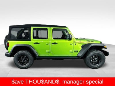 2025 Jeep Wrangler 4-Door Willys 4x4