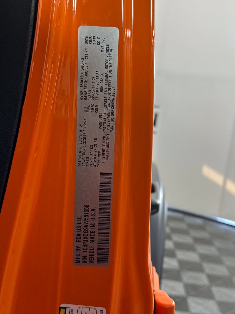 2027 Jeep Wrangler WRANGLER 4-DOOR SPORT