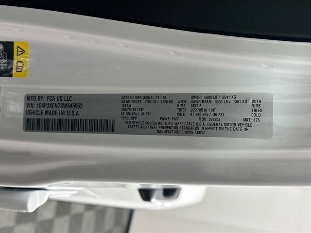 2025 Jeep Wrangler WRANGLER 4-DOOR SAHARA