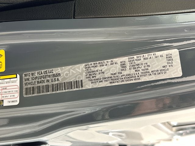 2026 Jeep Wrangler WRANGLER 4-DOOR RUBICON