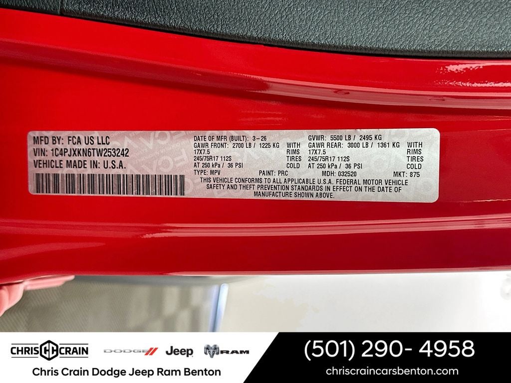 2026 Jeep Wrangler 4-Door Sport RHD 4x4