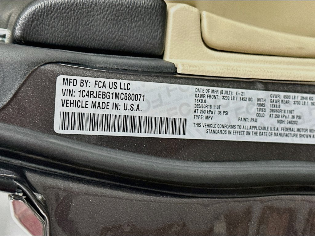 2021 Jeep Grand Cherokee Limited