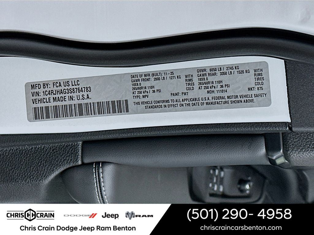 2025 Jeep Grand Cherokee Altitude X