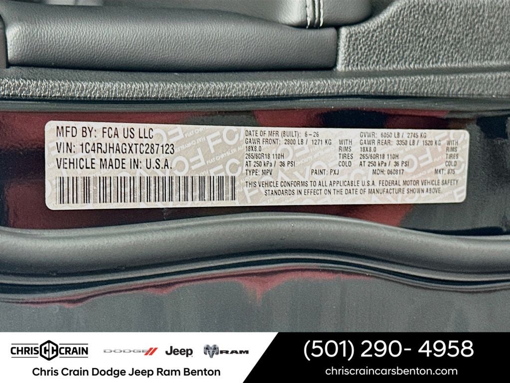 2026 Jeep Grand Cherokee GRAND CHEROKEE LAREDO 4X4