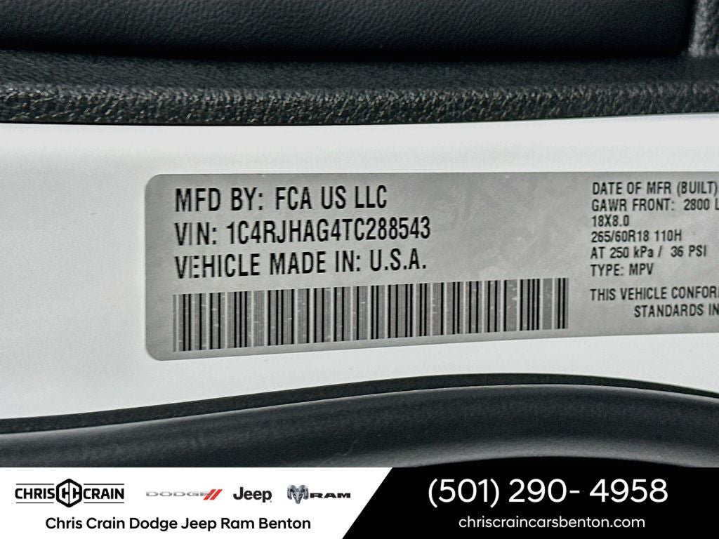 2026 Jeep Grand Cherokee GRAND CHEROKEE LAREDO X 4X4