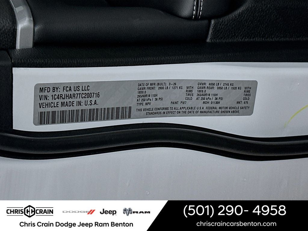 2026 Jeep Grand Cherokee Laredo Altitude