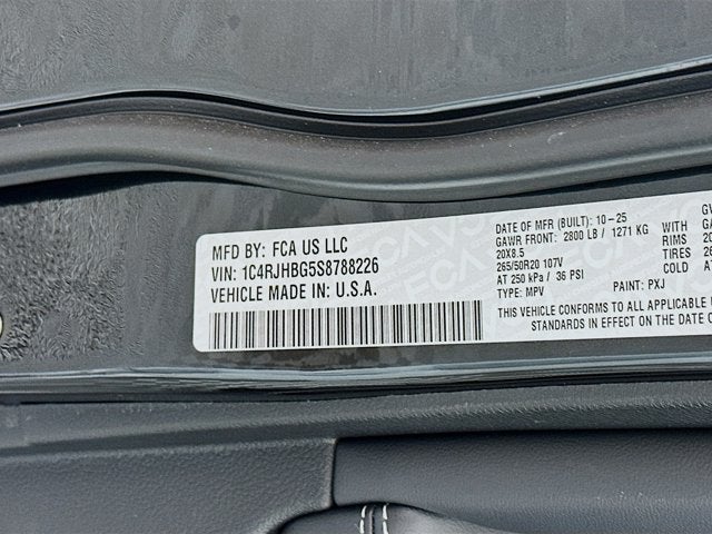 2025 Jeep Grand Cherokee GRAND CHEROKEE LIMITED 4X4