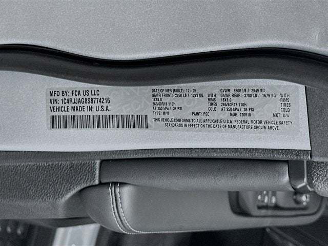 2025 Jeep Grand Cherokee GRAND CHEROKEE L LAREDO 4X2