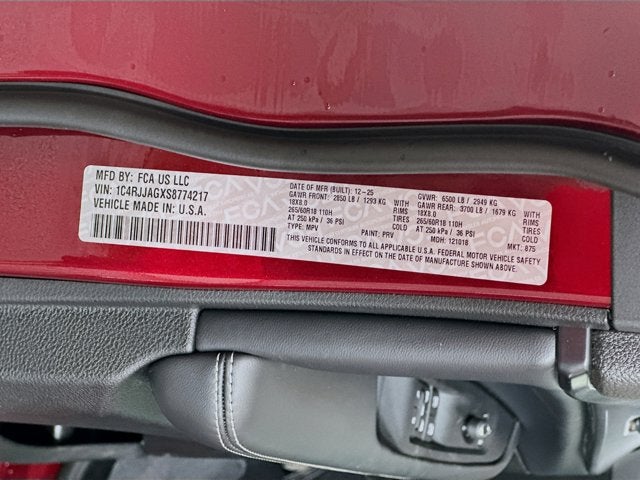 2025 Jeep Grand Cherokee GRAND CHEROKEE L LAREDO 4X2