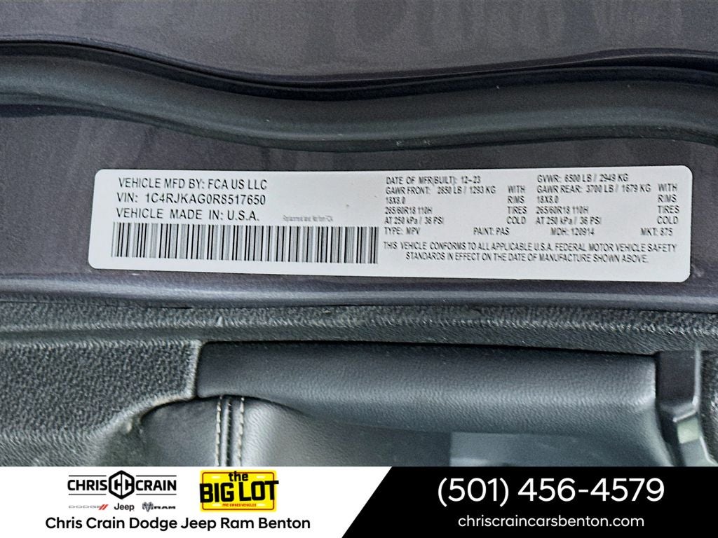 2024 Jeep Grand Cherokee L Altitude 4x4