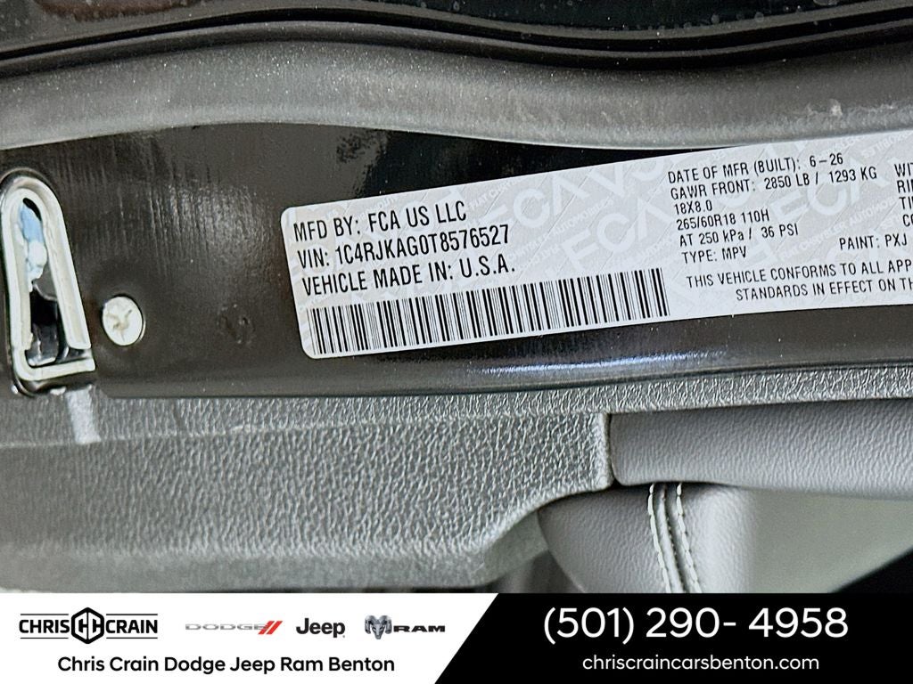 2026 Jeep Grand Cherokee GRAND CHEROKEE L LAREDO 4X4