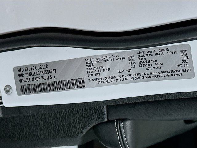 2024 Jeep Grand Cherokee L Altitude 4x4