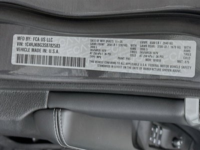 2025 Jeep Grand Cherokee GRAND CHEROKEE L LIMITED 4X4