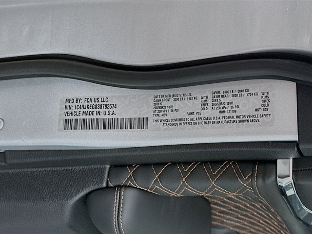 2025 Jeep Grand Cherokee GRAND CHEROKEE L SUMMIT 4X4