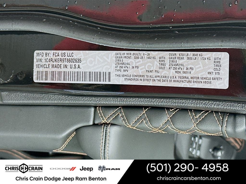 2026 Jeep Grand Cherokee GRAND CHEROKEE L SUMMIT 4X4