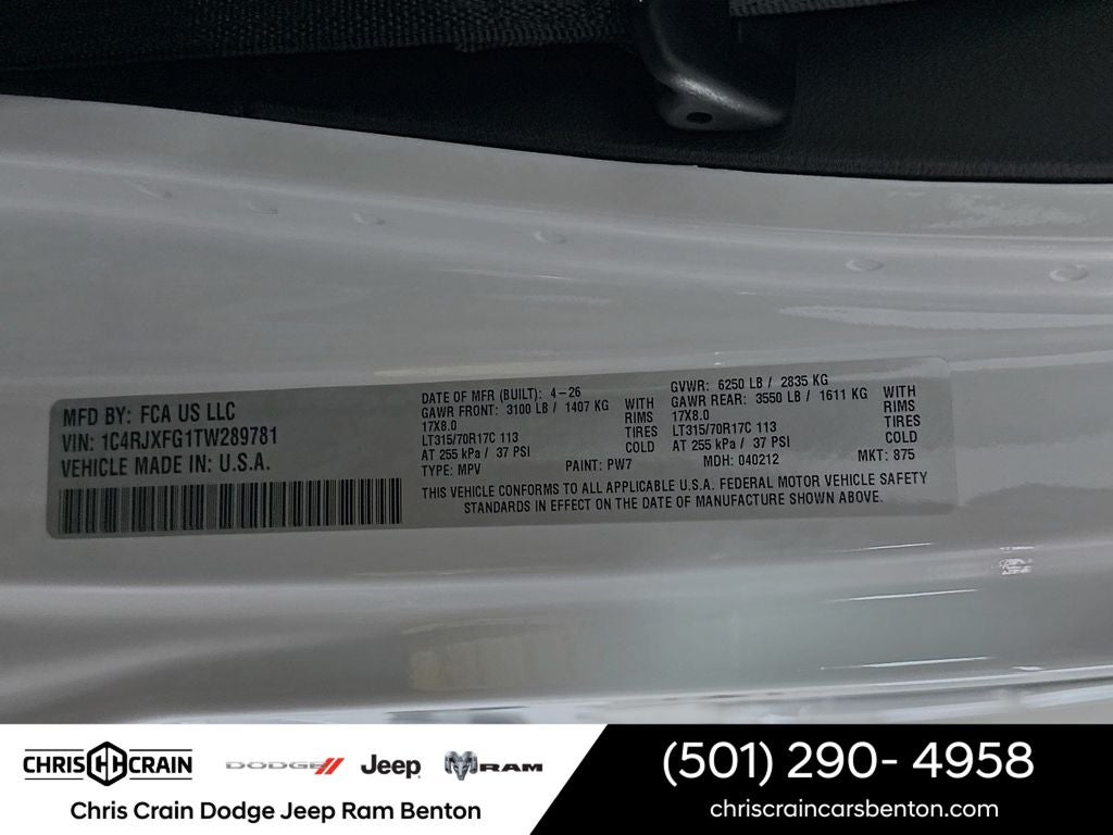 2026 Jeep Wrangler WRANGLER 4-DOOR RUBICON X