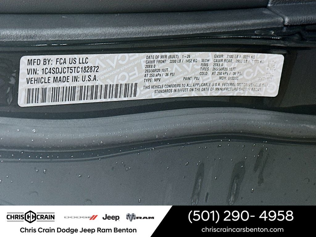 2026 Dodge Durango GT Premium HEMI V8