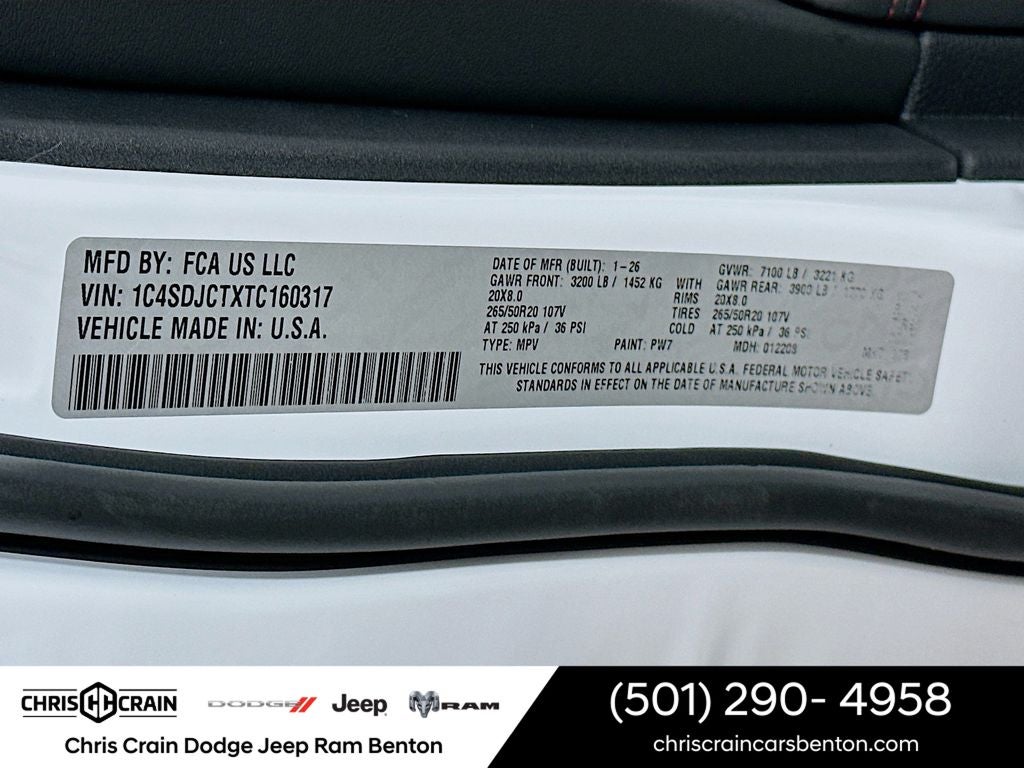 2026 Dodge Durango DURANGO GT PREMIUM AWD HEMI V8