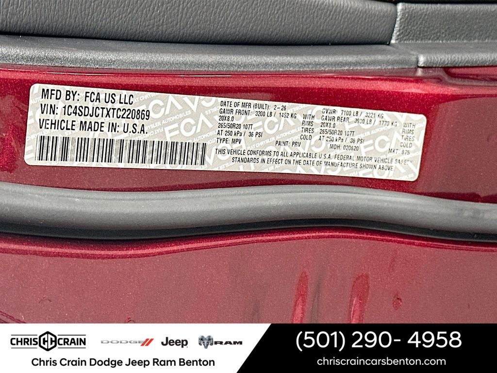 2026 Dodge Durango GT HEMI V8