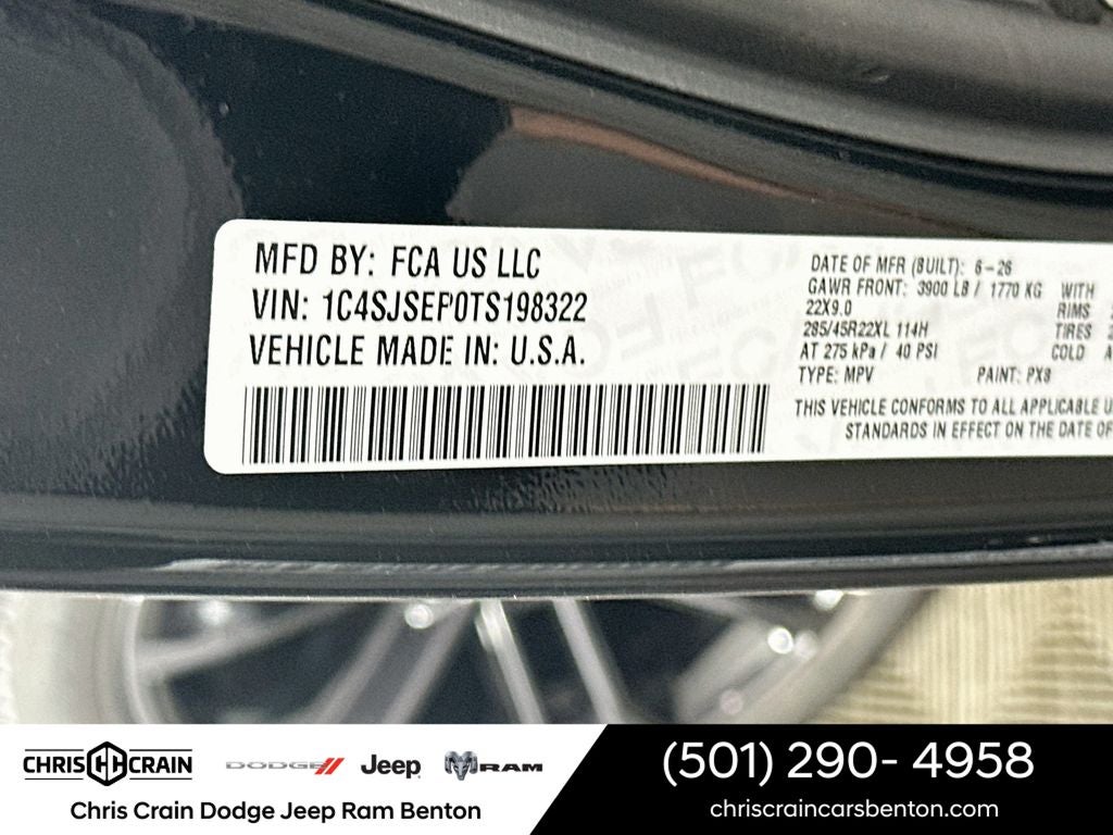 2026 Jeep Grand Wagoneer L GRAND WAGONEER L SUMMIT RESERVE 4X4