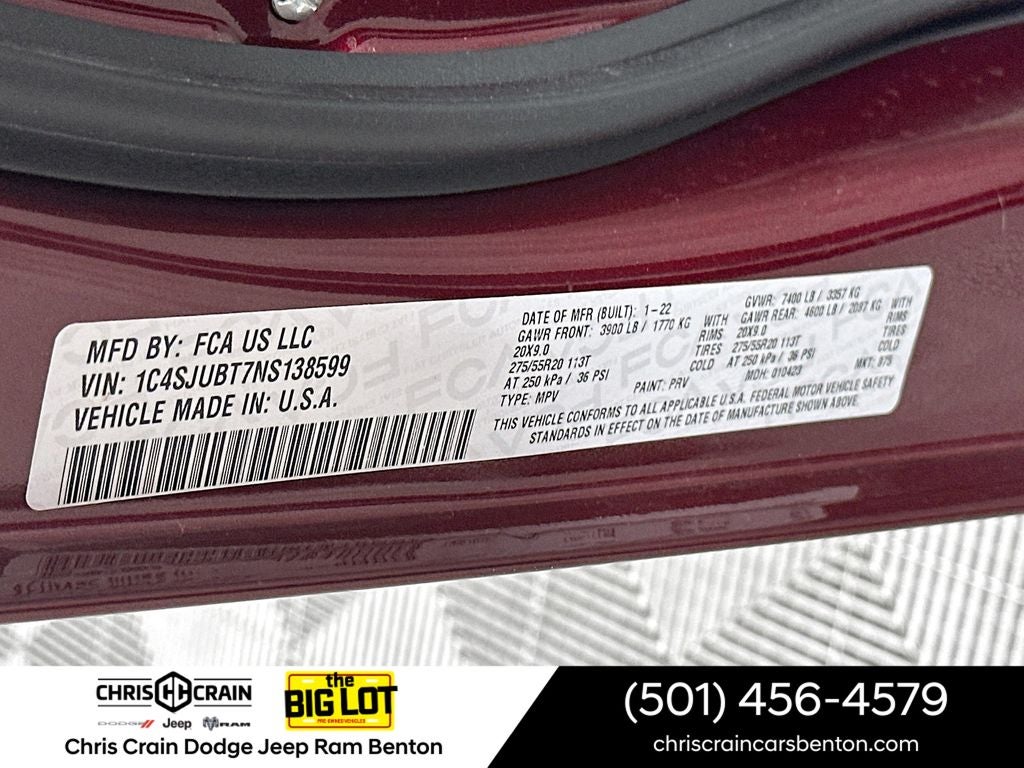 2022 Jeep Wagoneer Series II 4x2