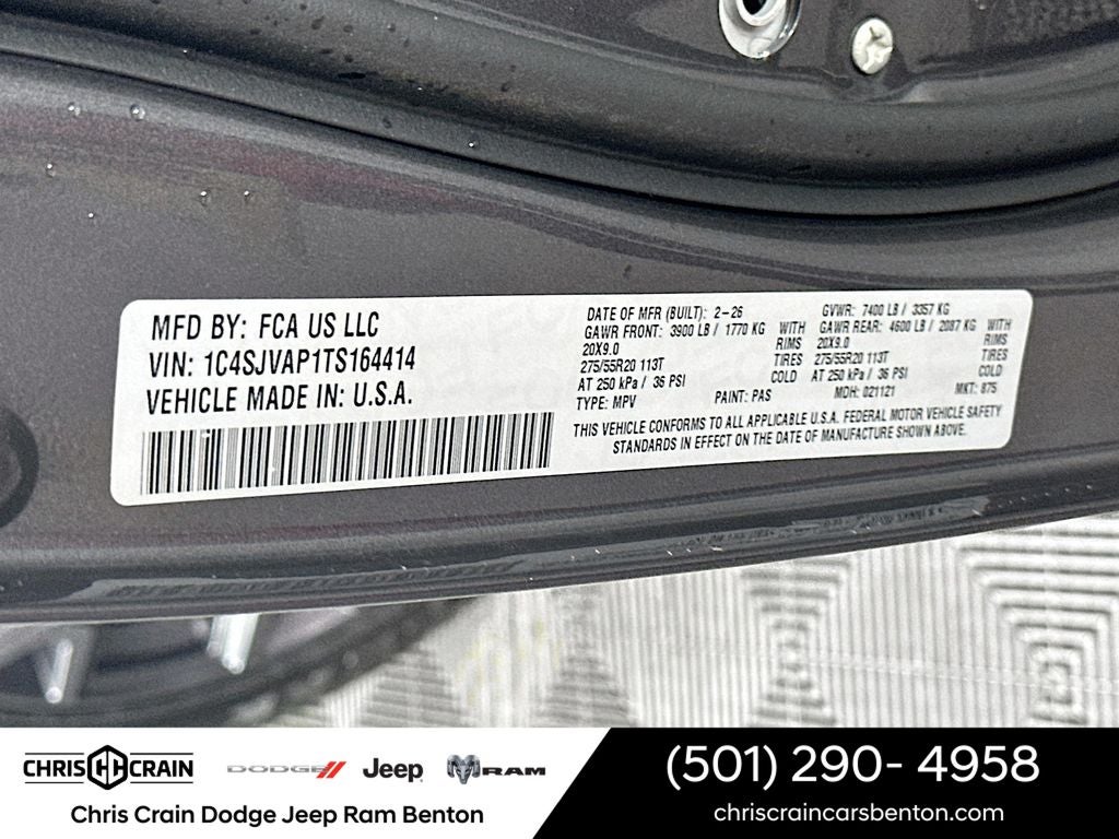 2026 Jeep Grand Wagoneer Upland