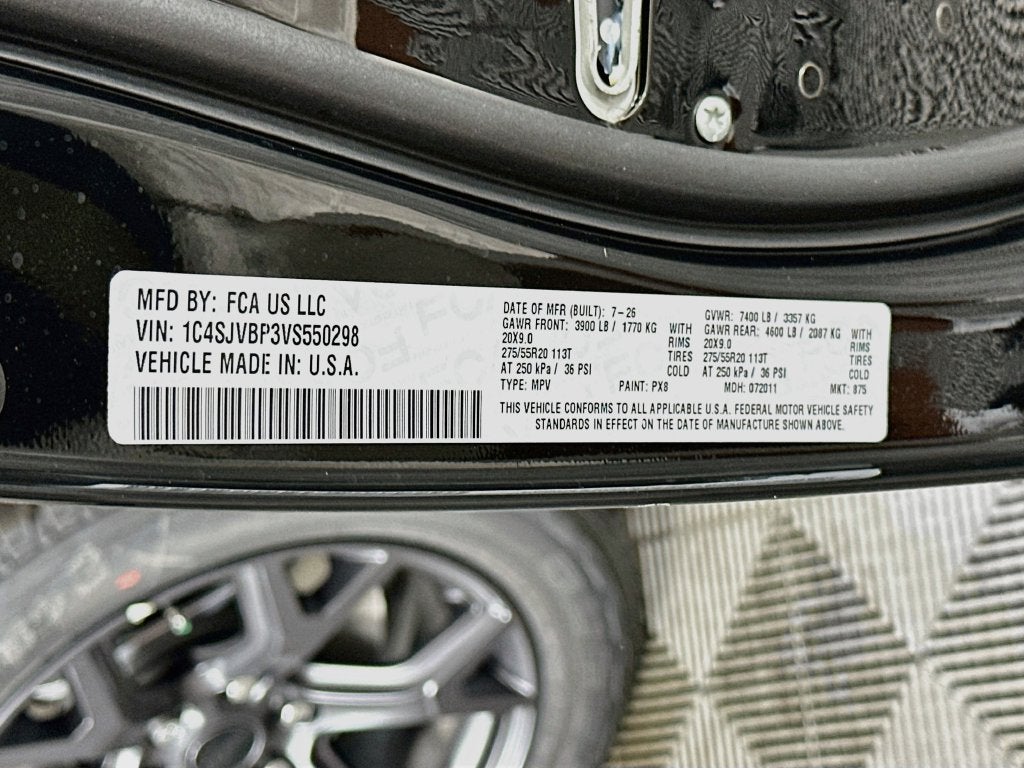 2027 Jeep Grand Wagoneer GRAND WAGONEER LIMITED ALTITUDE 4X4