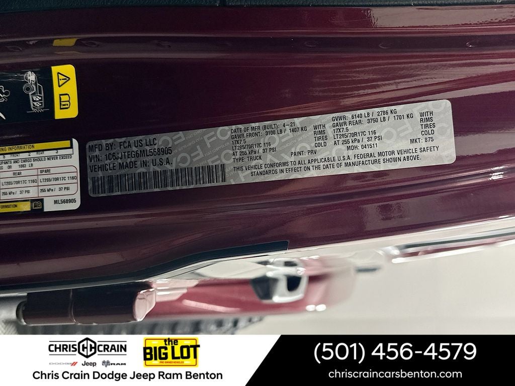 2021 Jeep Gladiator Mojave 4x4