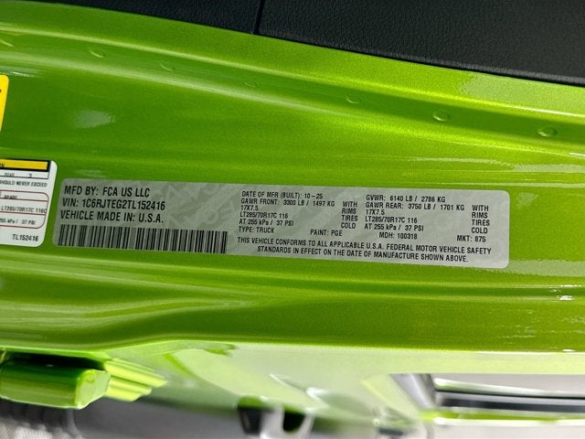 2026 Jeep Gladiator GLADIATOR MOJAVE 4X4