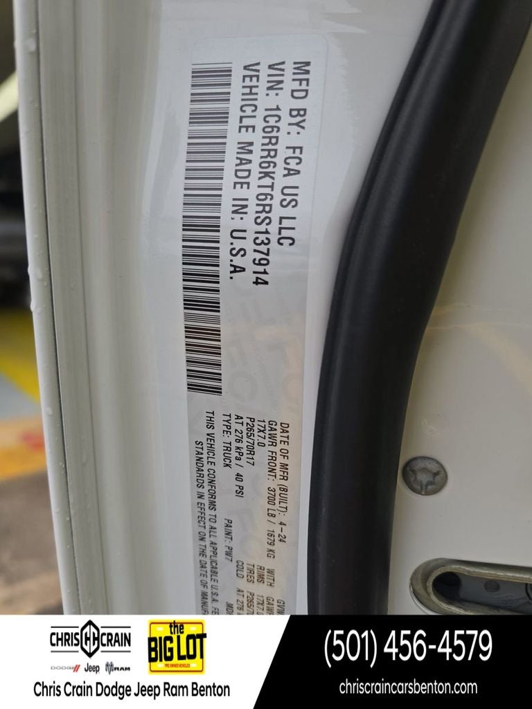 2024 RAM 1500 Classic Tradesman