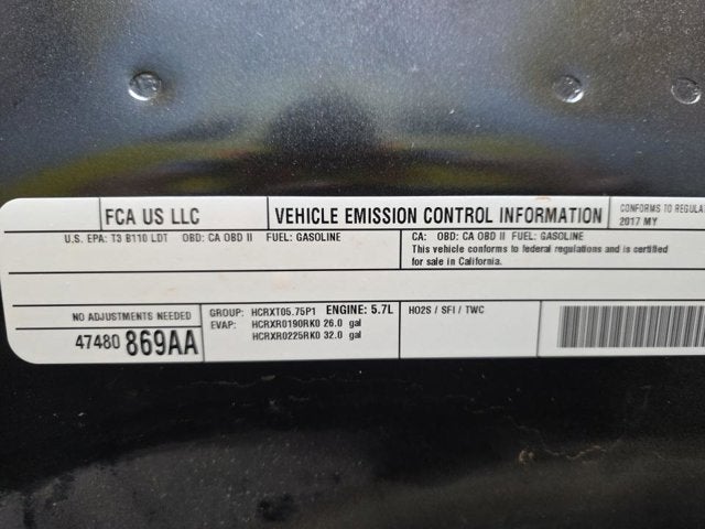 2017 RAM 1500 Lone Star Crew Cab 4x4 5'7' Box