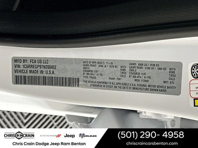 2026 RAM Ram 1500 RAM 1500 TRADESMAN CREW CAB 4X2 5'7' BOX