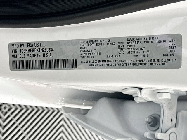 2026 RAM Ram 1500 RAM 1500 TRADESMAN CREW CAB 4X2 5'7' BOX