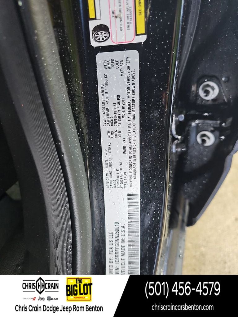 2022 RAM 1500 Big Horn/Lone Star