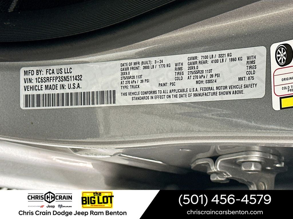 2025 RAM 1500 Big Horn/Lone Star