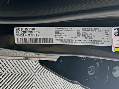 2026 RAM Ram 1500 RAM 1500 BIG HORN CREW CAB 4X4 5'7' BOX