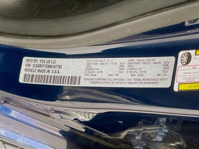 2022 RAM 1500 Big Horn Crew Cab 4x4 5'7' Box