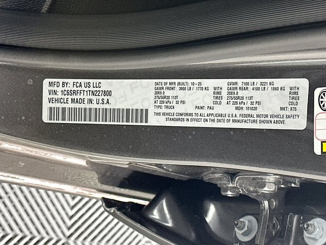 2026 RAM Ram 1500 RAM 1500 BIG HORN CREW CAB 4X4 5'7' BOX