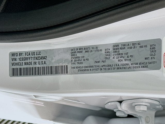 2026 RAM Ram 1500 RAM 1500 BIG HORN CREW CAB 4X4 5'7' BOX